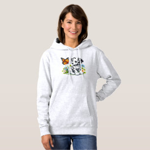 Cute Dalmatian/Butterfly friends Hoodie