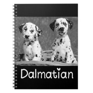 Cute Dalmatian Mom Puppy Dad Dog Lover Notebook