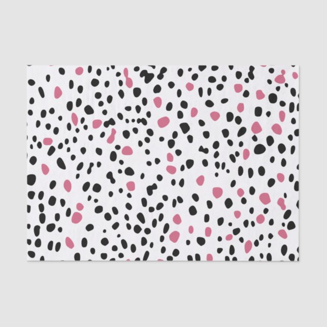 Cute Dalmatian Print Tissue Paper (Front)