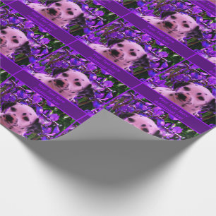 Cute Dalmatian Puppy Dog Art Personalized Wrapping Paper