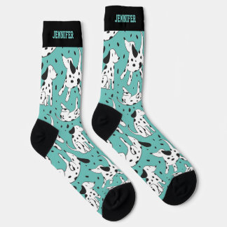 Cute Dalmatian Puppy Pattern Dog Lover Socks