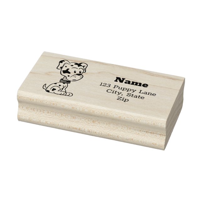 Cute Dalmatian Puppy Rubber Stamp (Stamp)