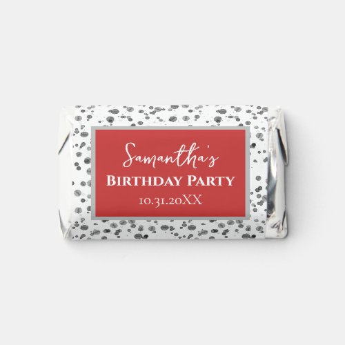 Cute Dalmatian Spots Kids Birthday Party Hersheys Miniatures
