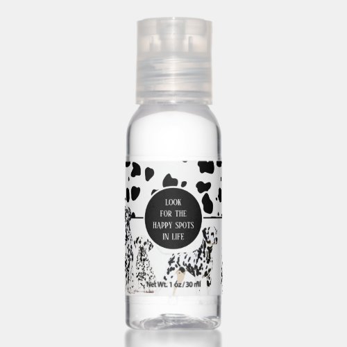 Cute Dalmatians Black  White Happy Spots Hand Sanitizer