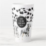 Cute Dalmatians Black & White Happy Spots Latte Mug