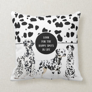 dalmatian throw pillow