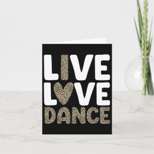 Cute Dance Design For Girls Women Dance Recital Cl Card