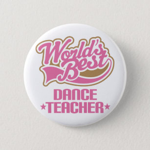 Cute Dance Teacher Button