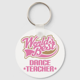 Cute Dance Teacher Keychain