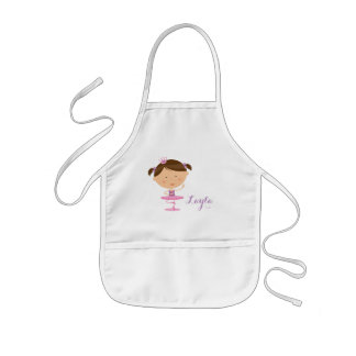 Cute Dancer Ballerina Girl Apron