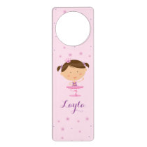 Cute Dancer Ballerina Girl Door Hanger Cute Dancer Ballerina Girl Door Hanger