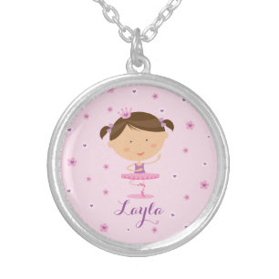 Cute Dancer Ballerina Girl Necklace