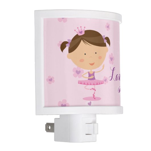 Cute Dancer Ballerina Girl Night Light (Right)