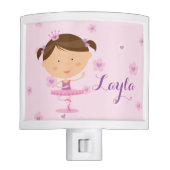 Cute Dancer Ballerina Girl Night Light (Front)