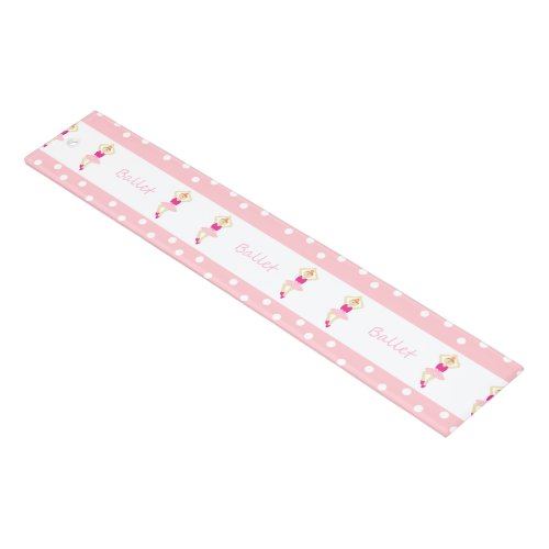 Cute dancing ballerinas ruler