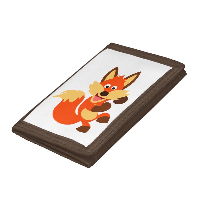 Cute Dancing Cartoon Fox Wallet (Bottom)