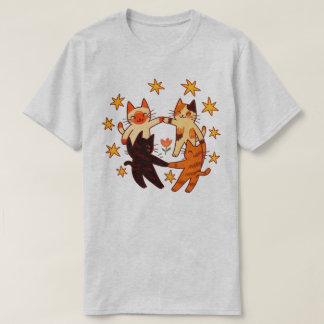 Cute Dancing Cats T-Shirt – Funny Cat Lover Gift,
