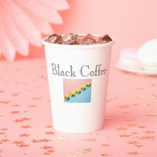 Cute Dancing Coffee Cup Paper Mug – Fun Takeaway C