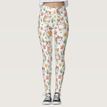 Cute dancing hamster pattern