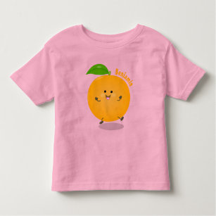 Orange Shirt Cute Fruit Shirt Summer Shirt Fruit Print 