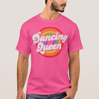 Cute Dancing Queen Roller Disco Outfit 70s Costume T-Shirt