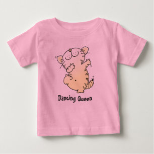 Cute Dancing TShirt   Cute Kitten Love Dancing Tee