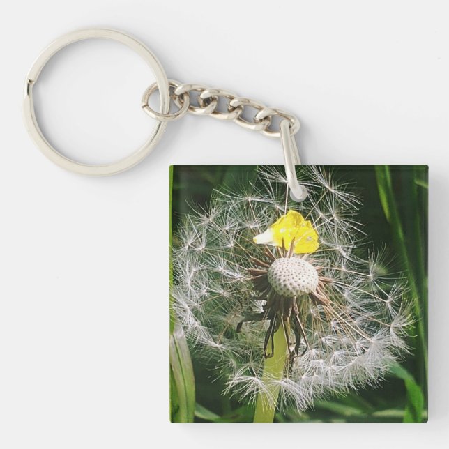 Cute dandelion keychain (Front)