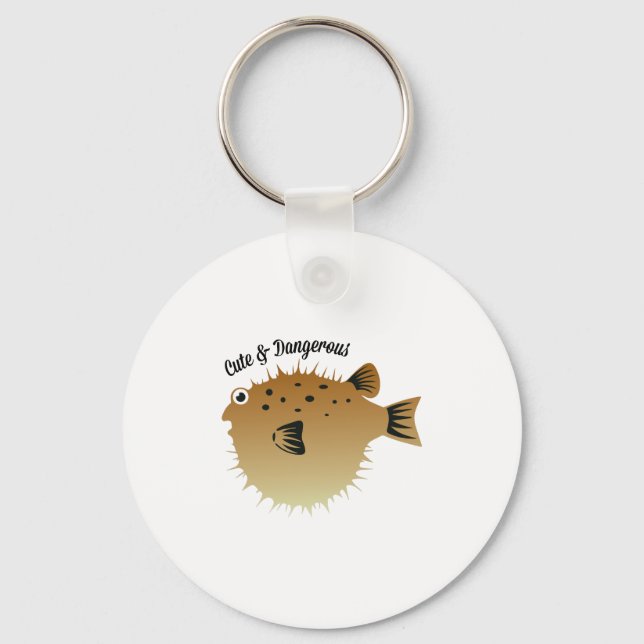 Cute & Dangerous Keychain (Front)