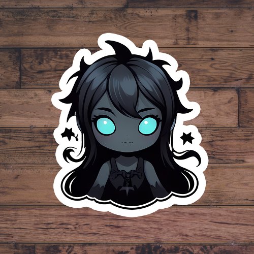 Cute Dark Monster Girl Sticker