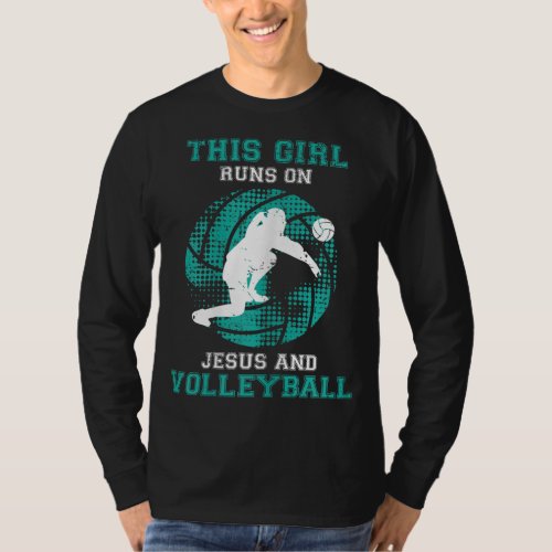 Cute Daughtern Girls Kids Her Jesus Christian Voll T_Shirt