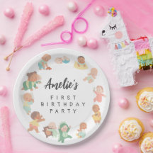 Cute Daycare Friends First Birthday Party Favors