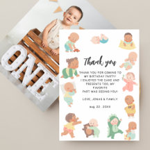 Cute Daycare Friends First Birthday Party Photo