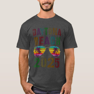 Cute DAYTONA BEACH 2025 Vacation Honeymoon Fall Wi T-Shirt