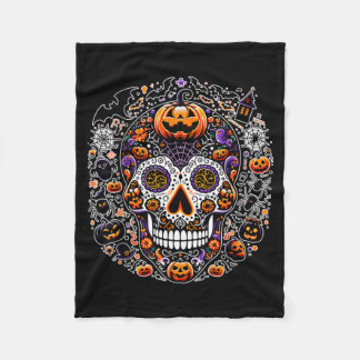 Cute De Los Muertos Day Of The Government Agencyd Fleece Blanket