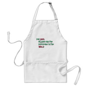 Cute Dear Santa Brother Saying Adult Apron