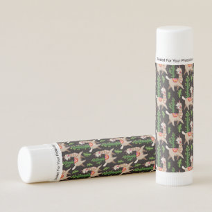 Cute Decorated Llamas Pattern Lip Balm