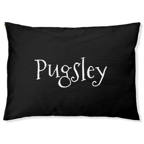 Cute Decorative Text Personalized Pet Name Pet Bed