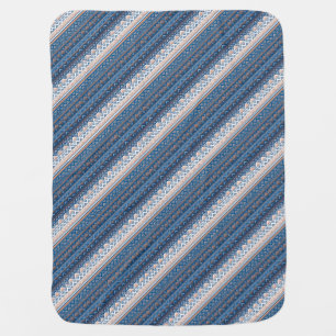 Cute decorative ukrainian patterns design baby blanket