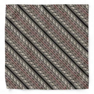 Cute decorative ukrainian patterns design bandana