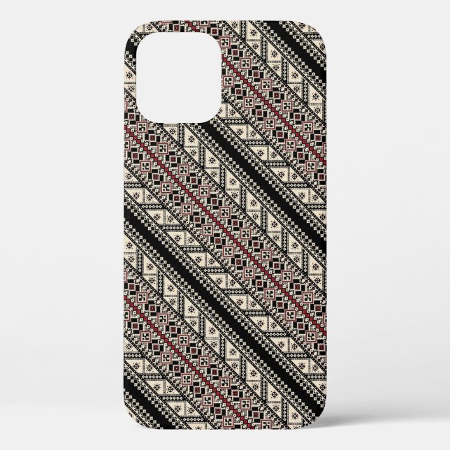 Cute decorative ukrainian patterns design Case-Mate iPhone case (Back)