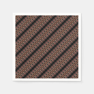 Cute decorative ukrainian stripes patterns napkins
