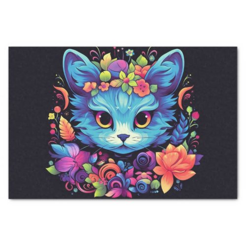 Cute Decoupage cat lovers Tissue Paper 