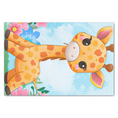 Cute Decoupage kids giraffe lovers  Tissue Paper