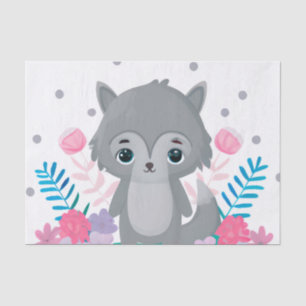 Cute Decoupage kids wolf lovers  Tissue Paper