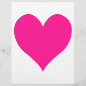 Cute Deep Pink Heart (Front)