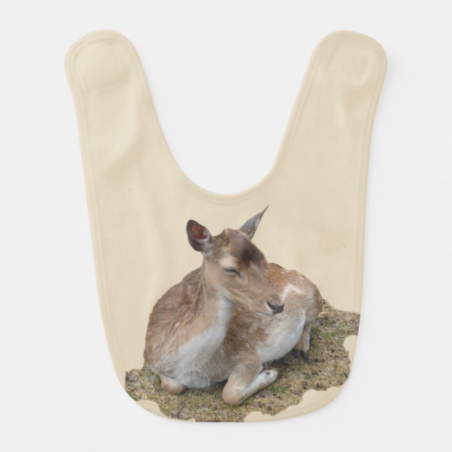 Cute Deer Baby Bib (Front)