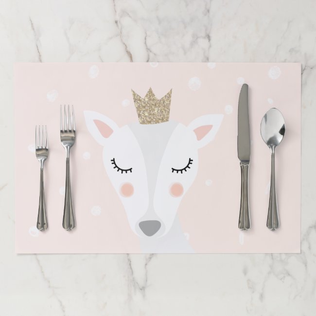 Cute Deer | Blush Pink | Winter