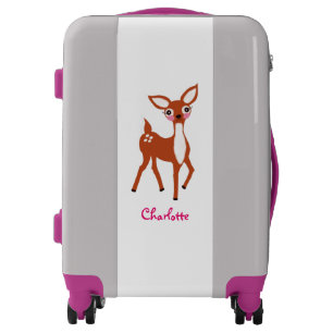 Cute Deer Christmas Kids Luggage