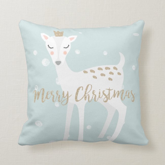 Cute Deer | Greyish Blue | Christmas