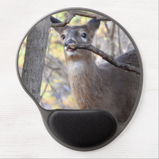 Cute Deer in The Woods. Gel Mouse Pad
